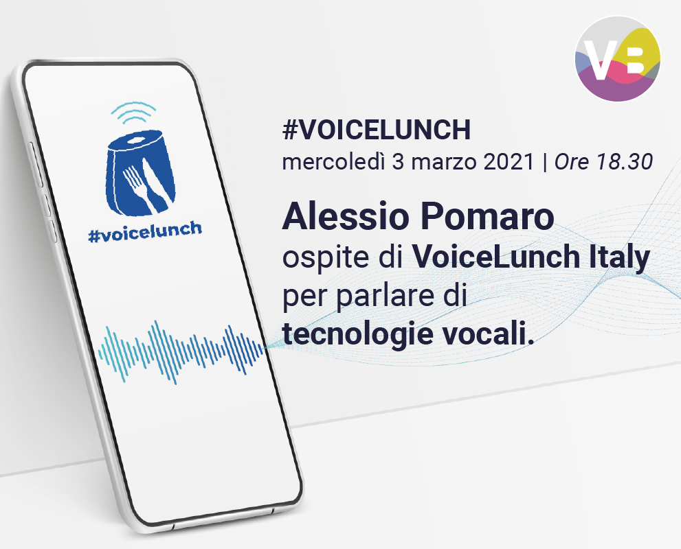 Alessio Pomaro al VoiceLunch Italy