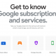 Google Store: la nuova sezione "Subscriptions"