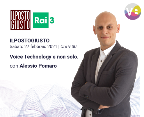 Alessio Pomaro su "Il Posto Giusto" di Rai 3