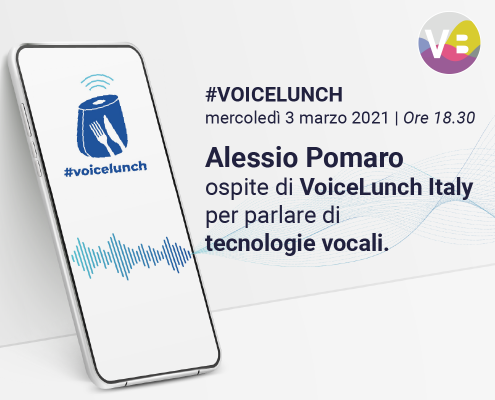 Alessio Pomaro al VoiceLunch Italy